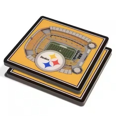 Pittsburgh Steelers 3D StadiumViews Coasters