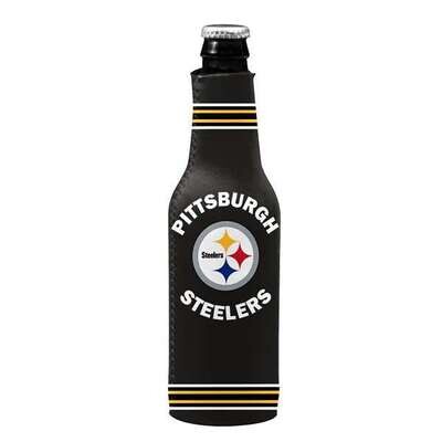 Pittsburgh Steelers Crest Logo 12 Ounce Bottle Cooler