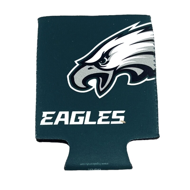 Philadelphia Eagles Oversized Logo 12 Ounce Can Cooler Koozie