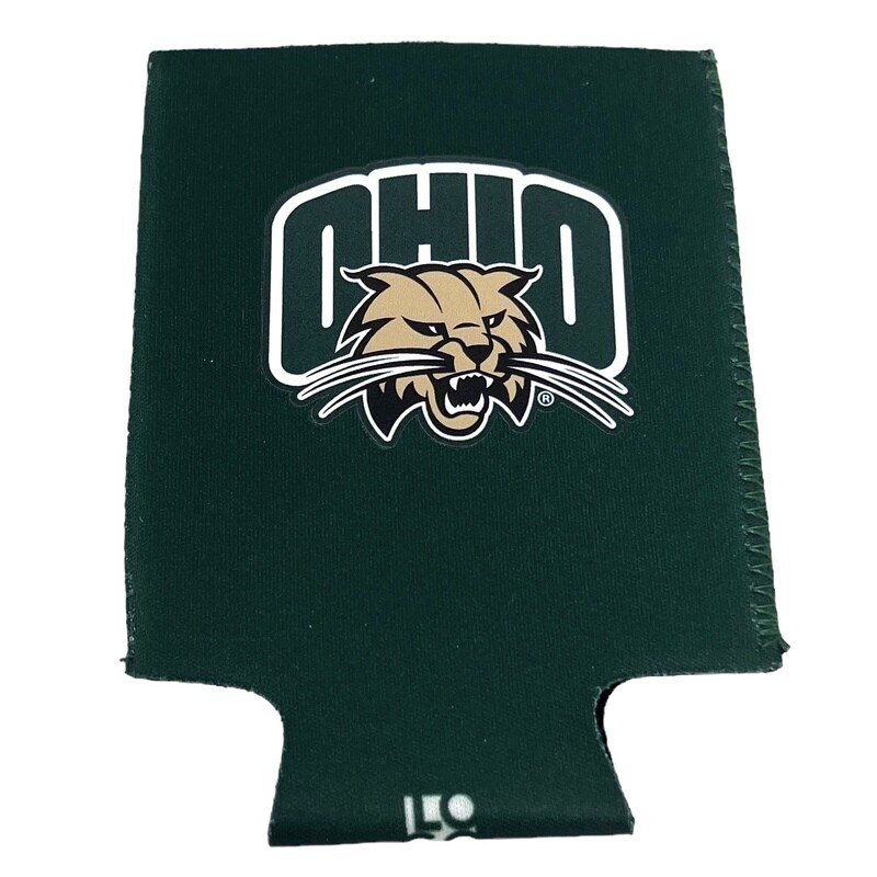 Ohio Bobcats Oversized Logo 12 Ounce Can Cooler Koozie