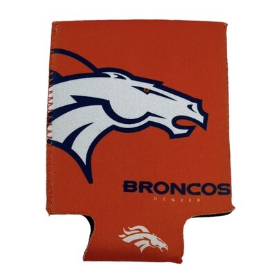 Denver Broncos Oversized Logo 12 Ounce Can Cooler Koozie Denver Broncos Oversized Logo 12 Ounce Can Cooler Koozie