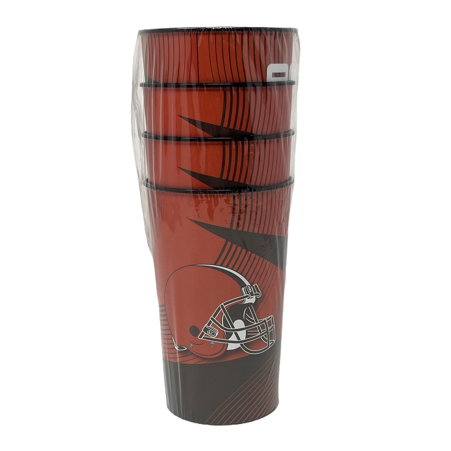 Cleveland Browns 22oz Plastic Slant Hardwall Cup Set