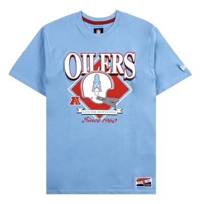Houston Oilers Men’s New Era Baby Blue T-Shirt