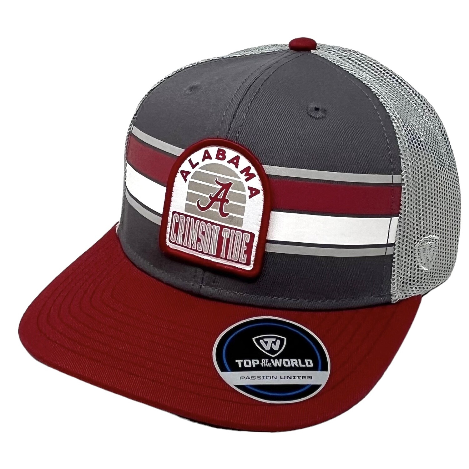 Alabama Crimson Tide Men’s Top of the World NCAA Sunrise Adjustable Hat