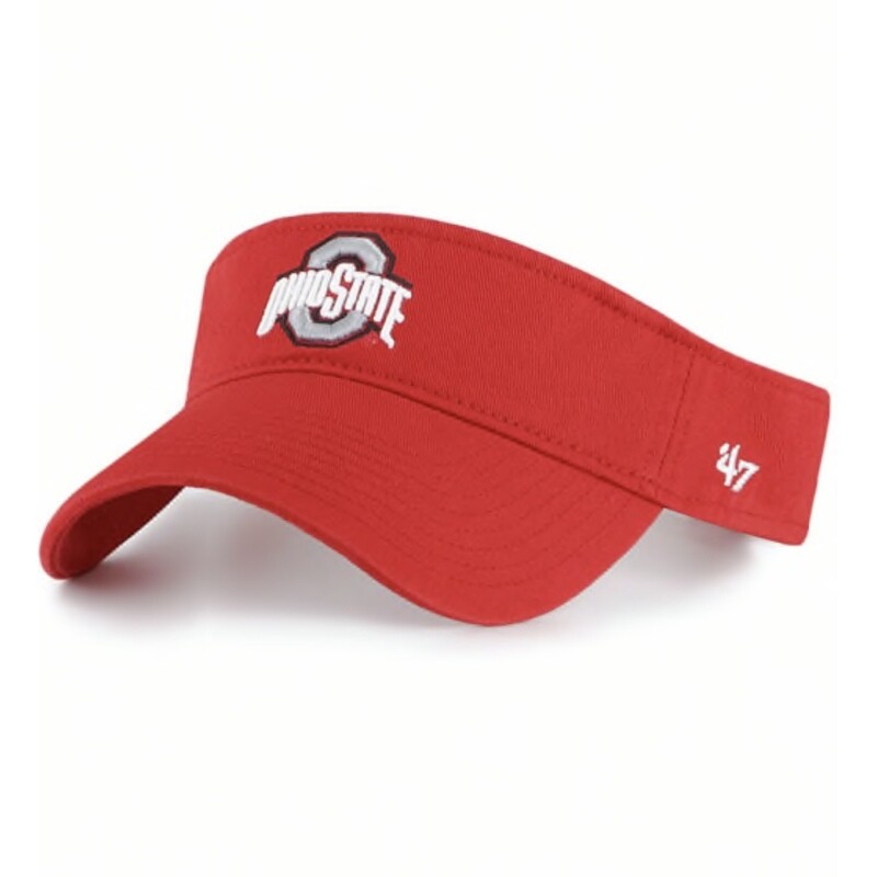 Ohio State Buckeyes Men’s 47 Brand Clean Up Adjustable Visor