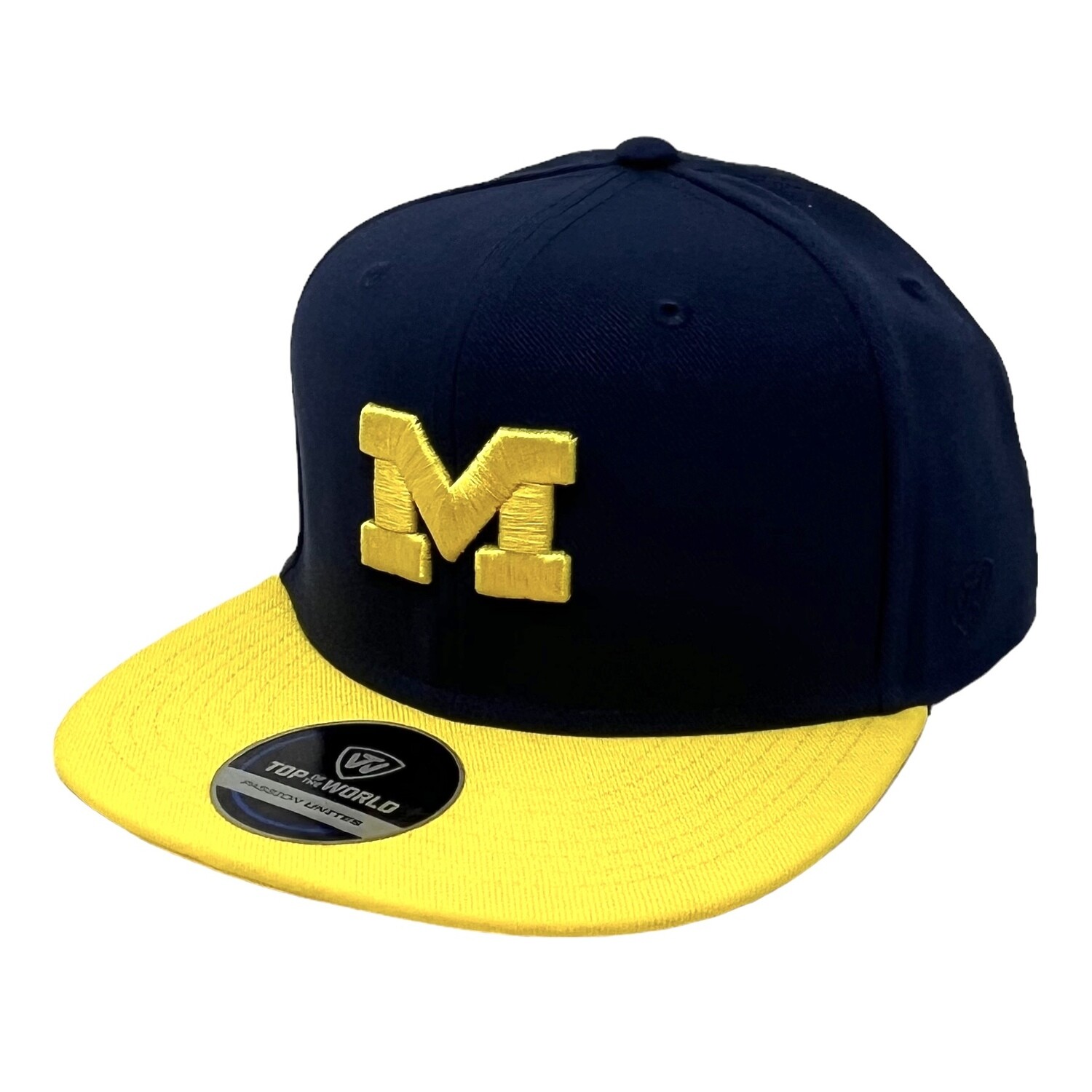 Michigan Wolverines Men’s Top of the World SnapBack Hat