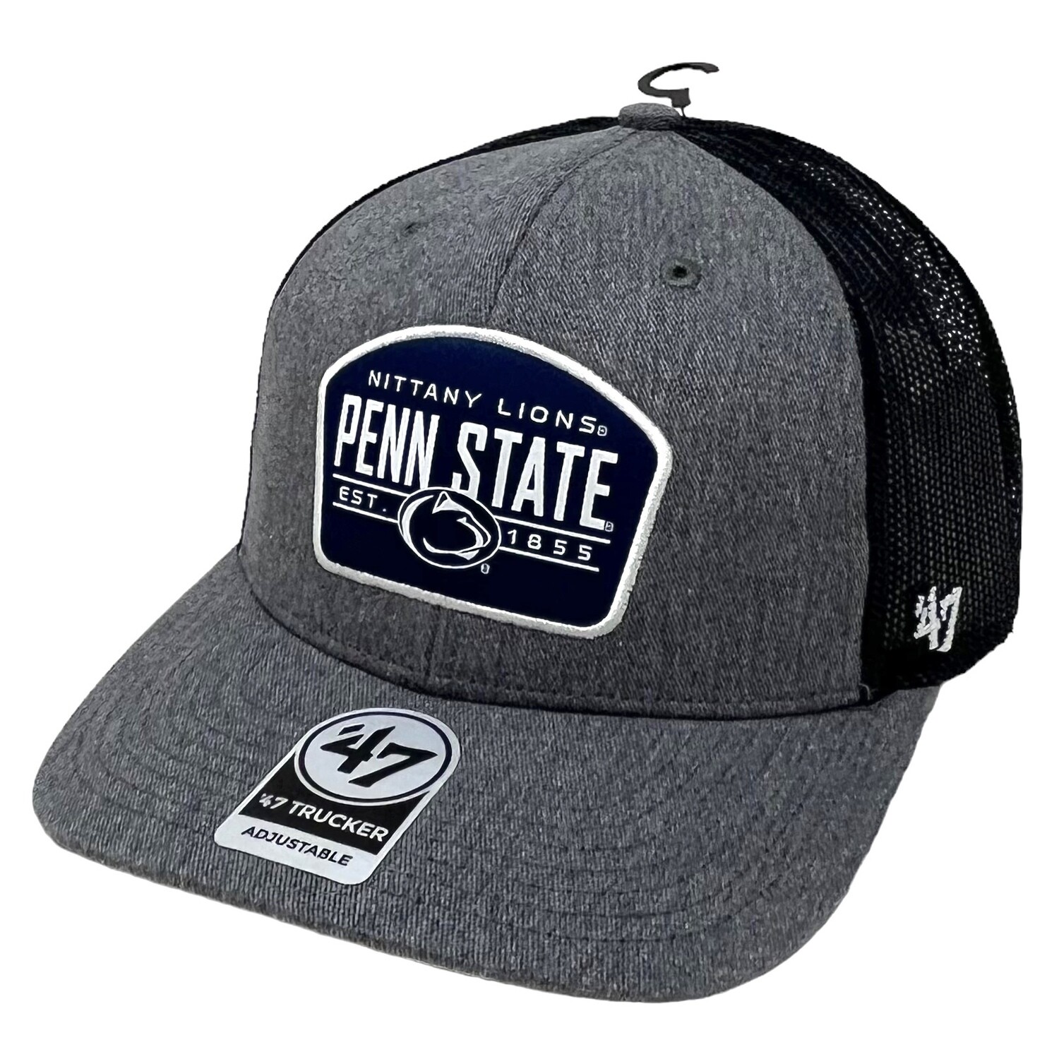 Penn State Nittany Lions Men’s Top of the World NCAA Charcoal Adjustable Cap