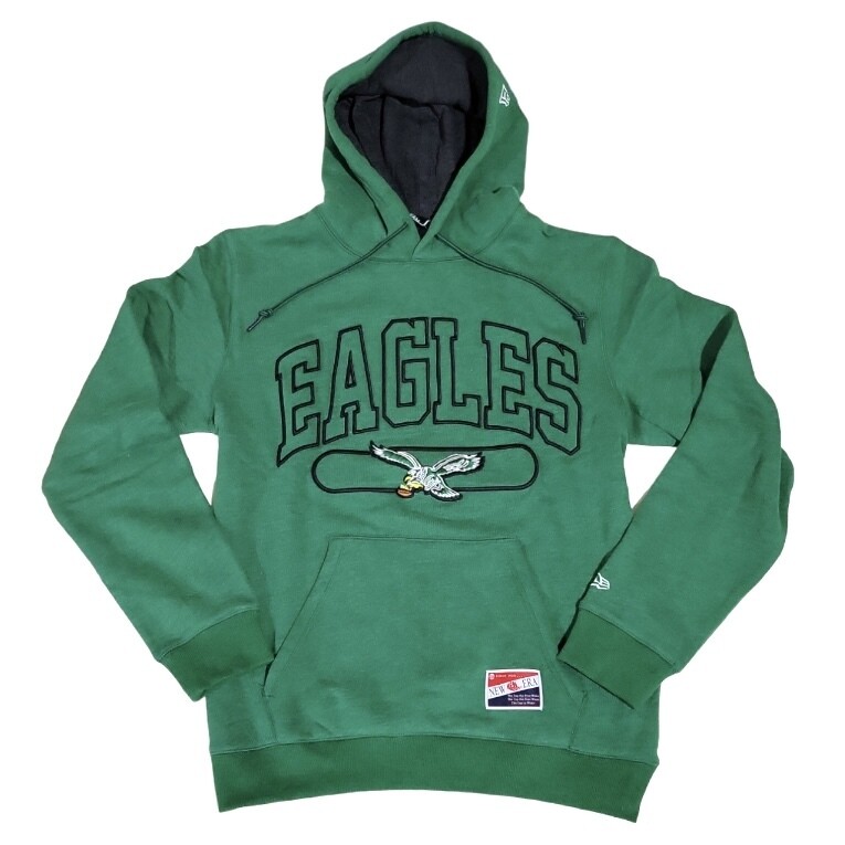 Philadelphia Eagles Men's Green New Era Hoodie