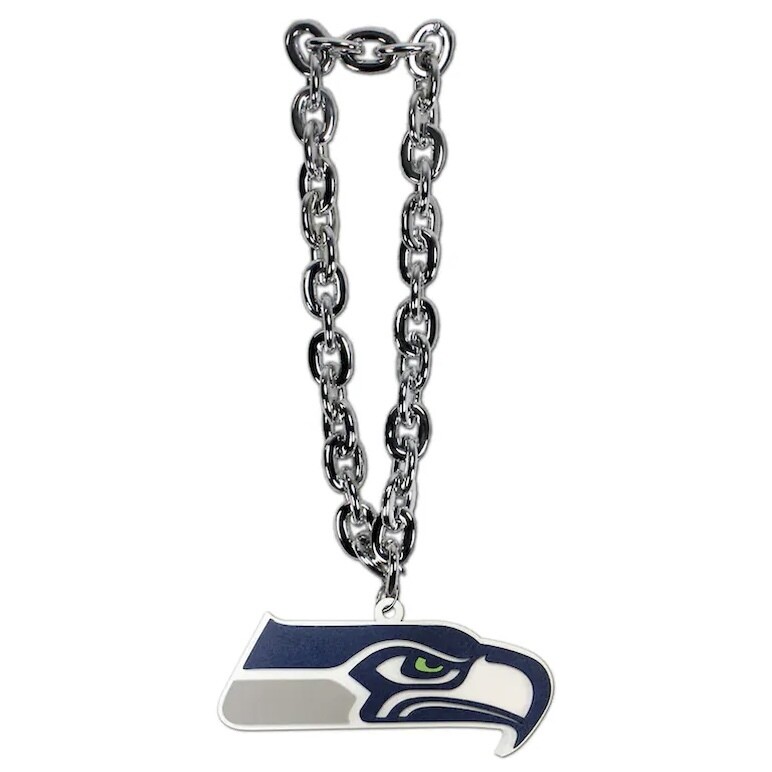 Seattle Seahawks 10” Fan Chain 3D Foam Necklace