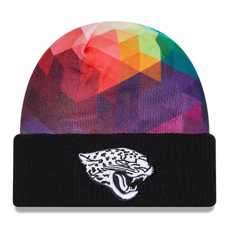 Jacksonville Jaguars Men’s 2023 NFL Crucial Catch Cuffed Knit Hat