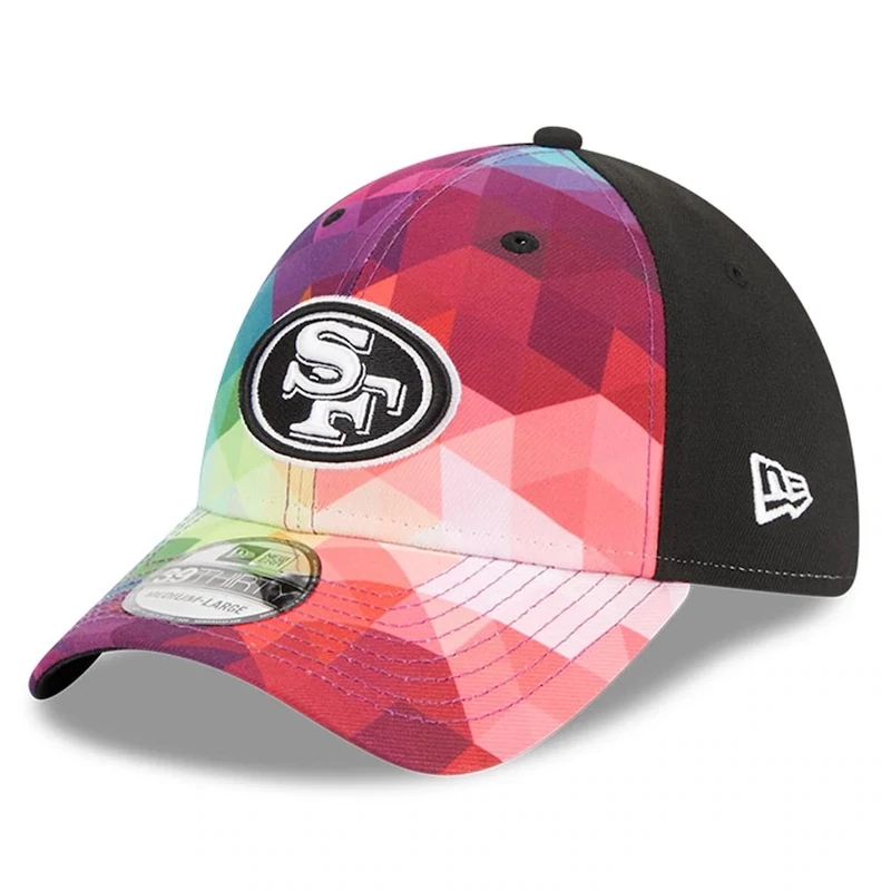 San Francisco 49ers Men's New Era 2023 NFL Crucial Catch 39THIRTY Flex Hat