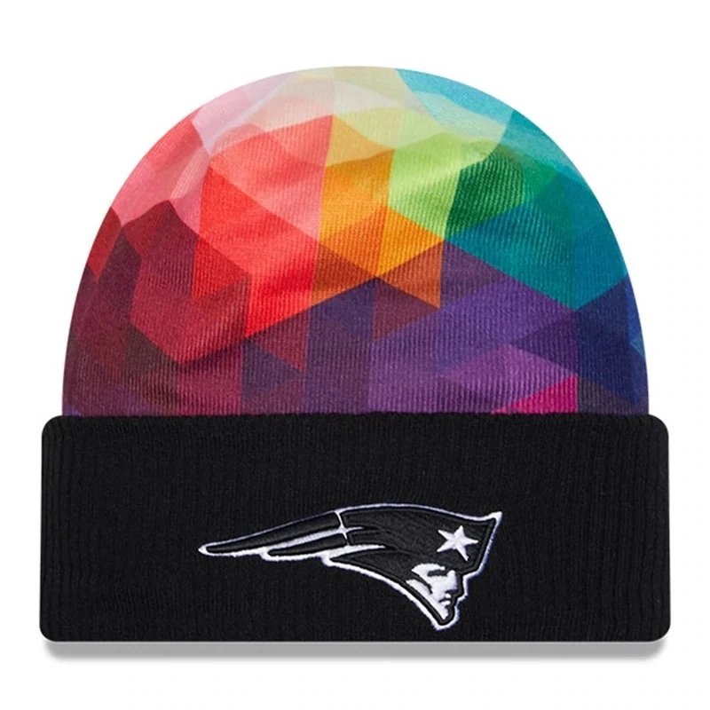 New England Patriots Men’s 2023 NFL Crucial Catch Cuffed Knit Hat