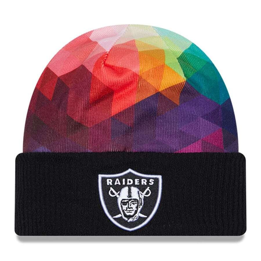 Las Vegas Raiders Men’s 2023 NFL Crucial Catch Cuffed Knit Hat