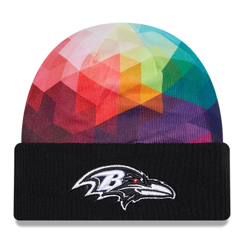 Baltimore Ravens Men’s NFL Crucial Catch Cuffed Knit Hat