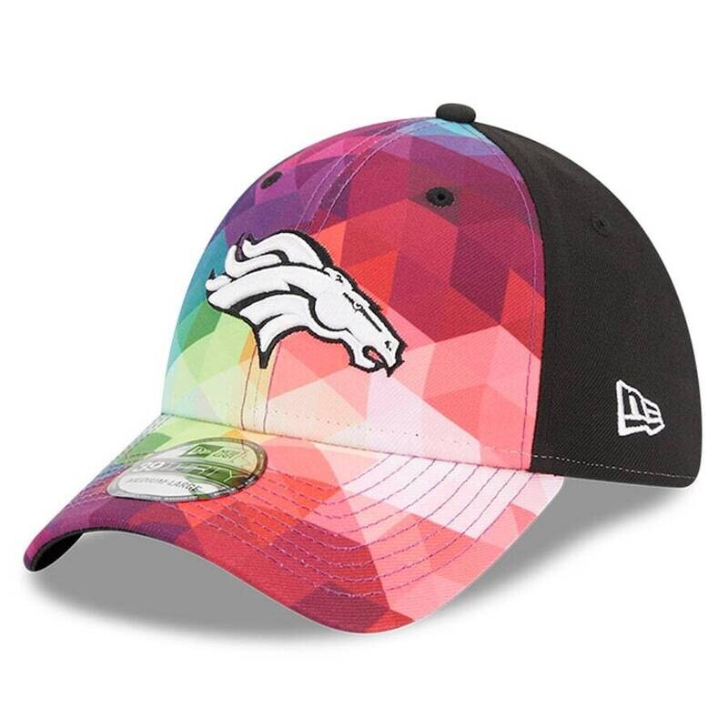 Denver Broncos Men's New Era NFL Crucial Catch 39THIRTY Flex Hat