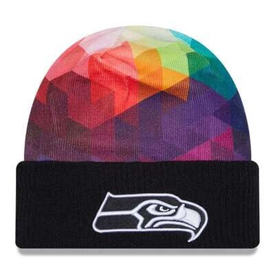 Seattle Seahawks Men’s 2023 NFL Crucial Catch Cuffed Knit Hat