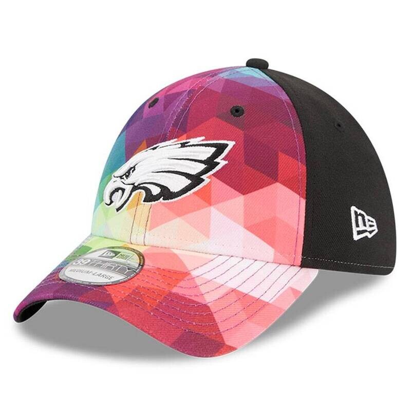 Philadelphia Eagles Men's New Era NFL Crucial Catch 39THIRTY Flex Hat