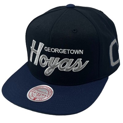 Georgetown Hoyas Men’s Mitchell & Ness Team Script Snapback Hat