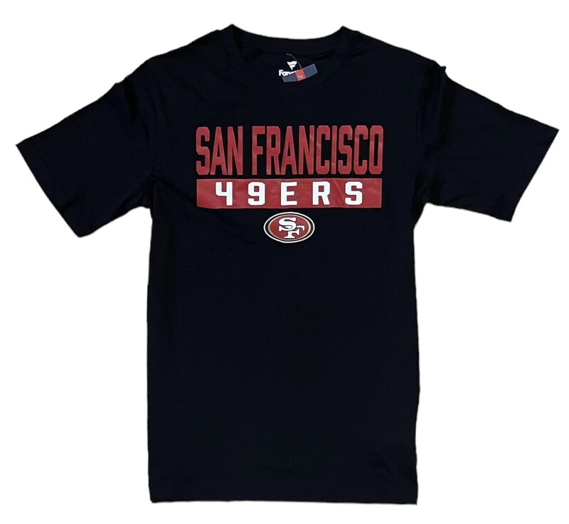 San Francisco 49ers Men’s Black Fanatics T-Shirt