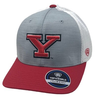 Youngstown State Penguins Men's One Fit Top of the World Flex Fit Hat