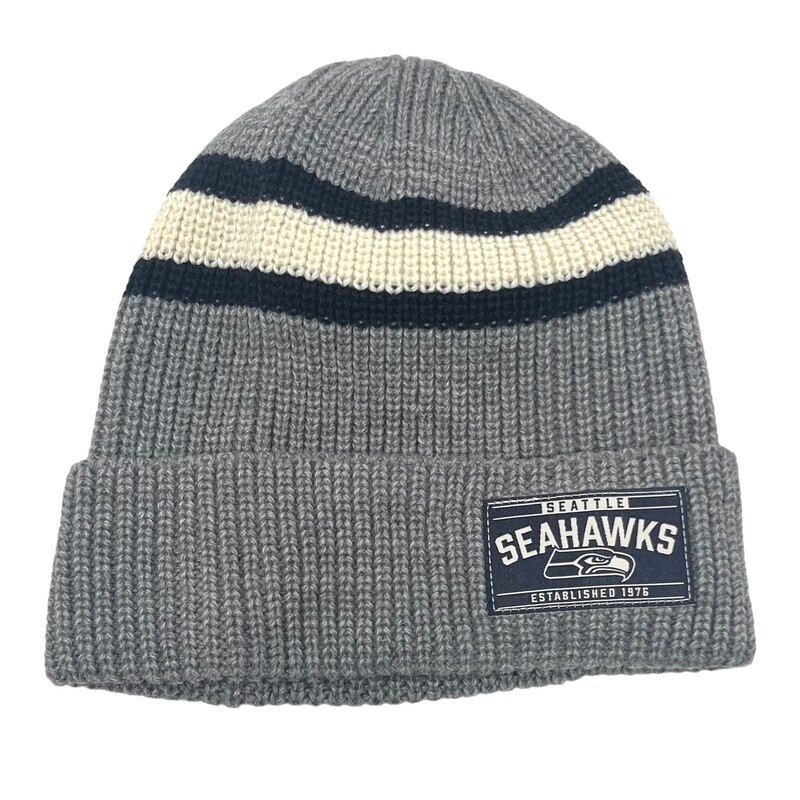 Seattle Seahawks Men’s 47 Dark Grey Cuff Knit Hat Seattle Seahawks Men’s 47 Dark Grey Cuff Knit Hat