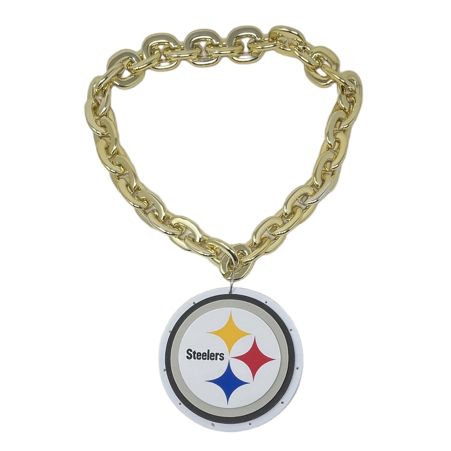 Pittsburgh Steelers 10” Fan Chain 3D Light Up Foam Necklace