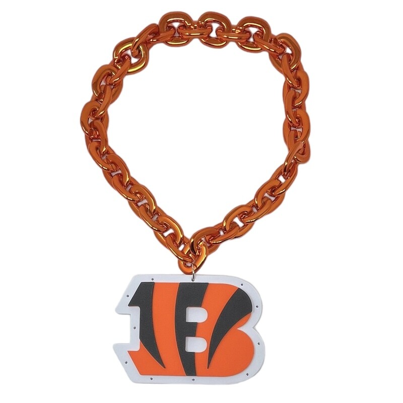 Cincinnati Bengals 10” Fan Chain 3D Light Up Foam Necklace