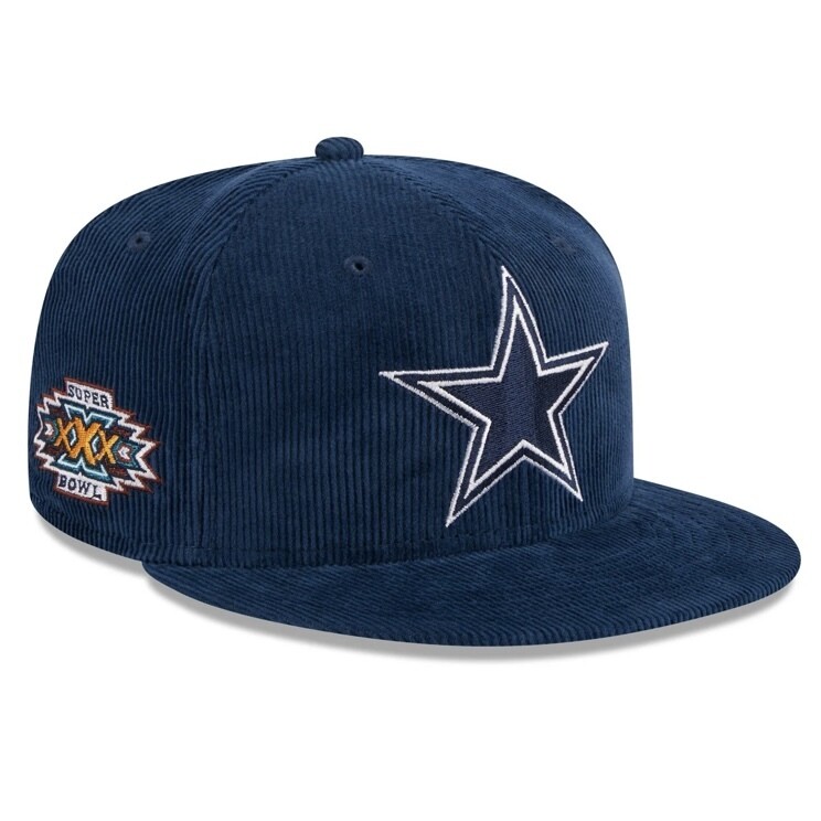 Dallas Cowboys Men’s New Era Throwback Corduroy 59FIFTY Fitted Hat