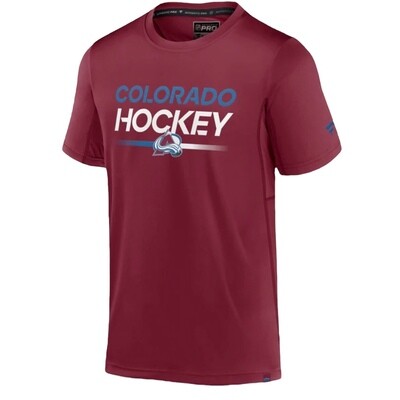 Colorado Avalanche Men’s Authentic Pro Tech T-Shirt Colorado Avalanche Men’s Authentic Pro Tech T-Shirt