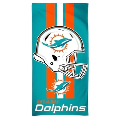 Miami Dolphins Helmet Beach Towel