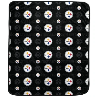 Pittsburgh Steelers 50" x 60" Repeat Tonal Logo Flannel Fleece Blanket