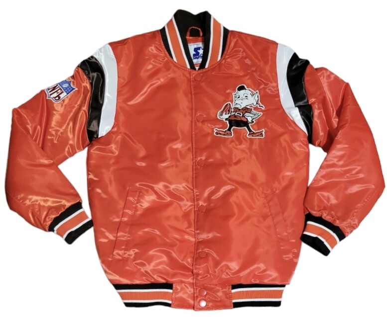 Cleveland Browns Men’s Retro Starter Full-Snap Jacket Cleveland Browns Men’s Retro Starter Full-Snap Jacket
