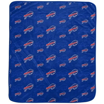 Buffalo Bills 50" x 60" Repeat Tonal Logo Flannel Fleece Blanket