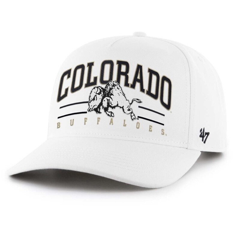 Colorado Buffaloes Men’s White 47 Brand Hitch  Roscoe Adjustable Hat