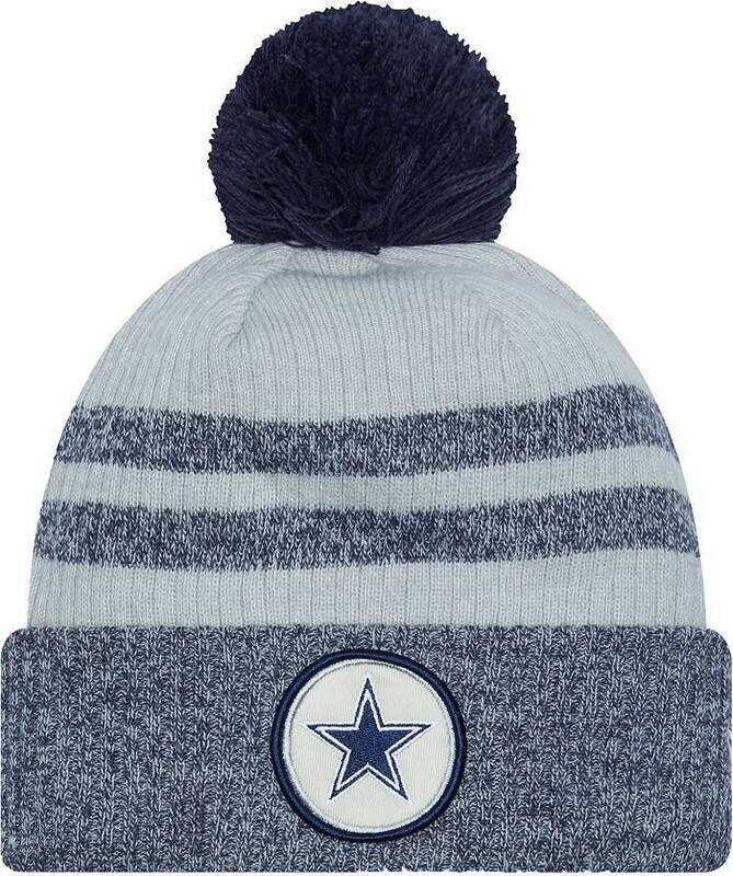 Dallas Cowboys Men’s New Era Sideline Cuffed Pom Knit Hat