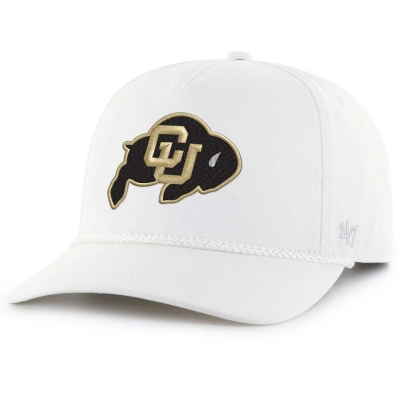 Colorado Buffaloes Men’s White 47 Brand Hitch Roscoe Adjustable Hat