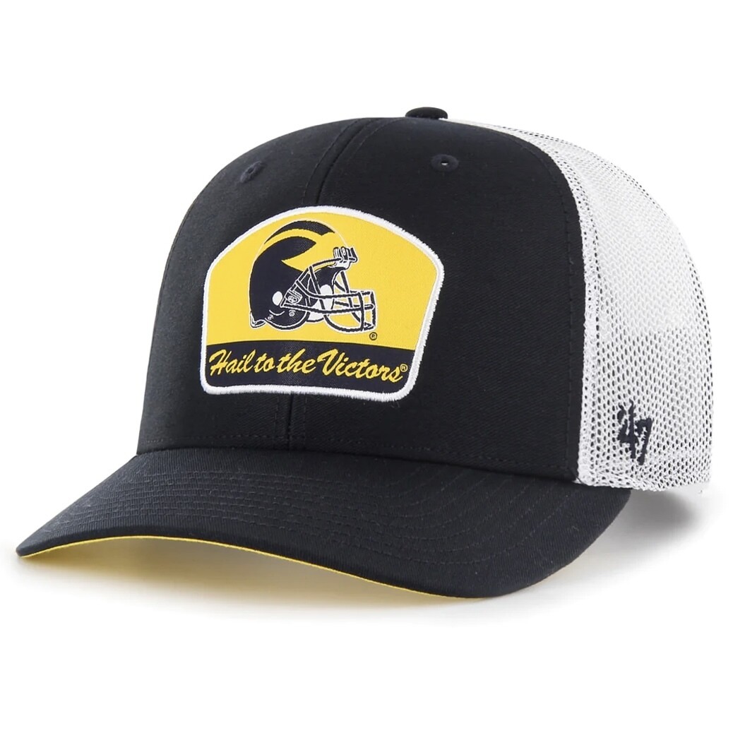 Michigan Wolverines Men’s Factor 47 Trucker Adjustable Hat