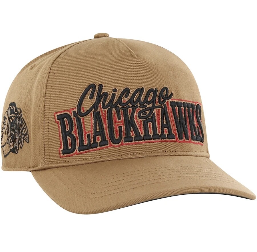 Chicago Blackhawks Men’s Camel 47 Hitch Snapback Hat