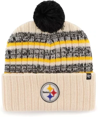 Pittsburgh Steelers Men’s 47 Tavern Cuffed Pom Knit Hat