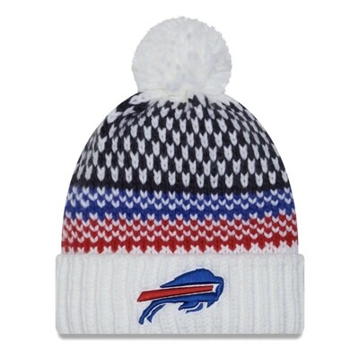 Buffalo Bills Women’s New Era 2023 Cold Weather Knit Pom Hat