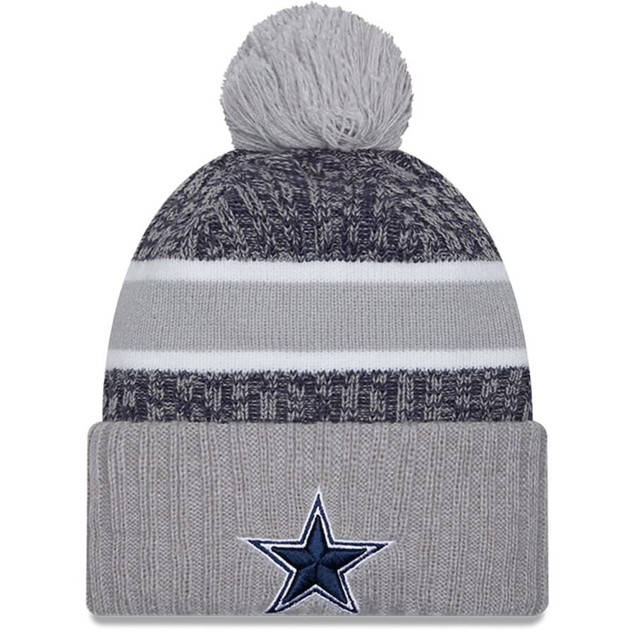 Dallas Cowboys Men's New Era 2023 Cold Weather Knit Pom Hat