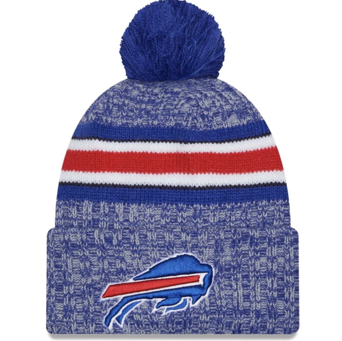 Buffalo Bills Men’s Blue New Era Cold Weather Knit Pom Hat