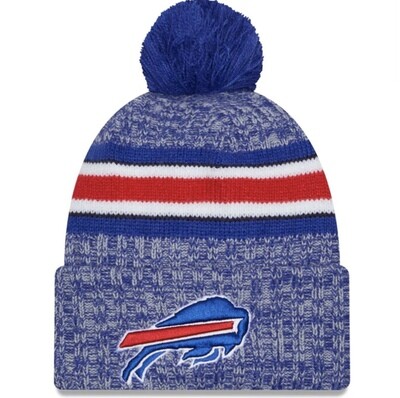 Buffalo Bills Men’s Blue New Era Cold Weather Knit Pom Hat