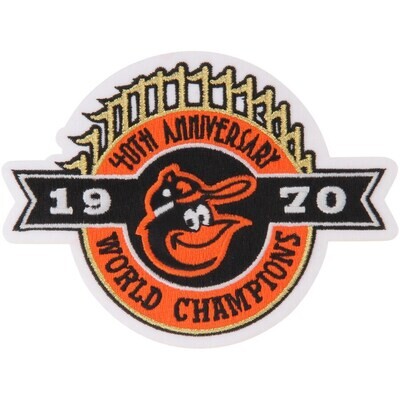 Baltimore Orioles Anniversary and Commemorative Patch