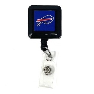 Buffalo Bills Black Retractable Badge Holder