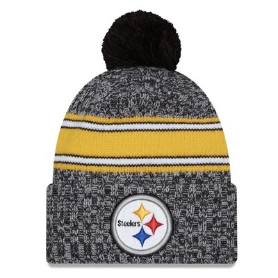 Pittsburgh Steelers Men’s New Era Sideline Knit Pom Hat