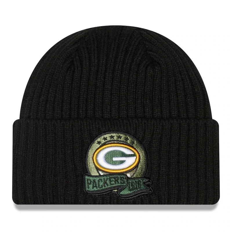 Green Bay Packers Men’s New Era Salute To Service Knit Hat