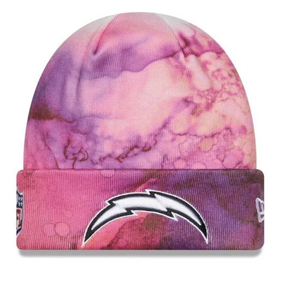 Los Angeles Chargers Men’s New Era Crucial Catch Cuffed Knit Hat