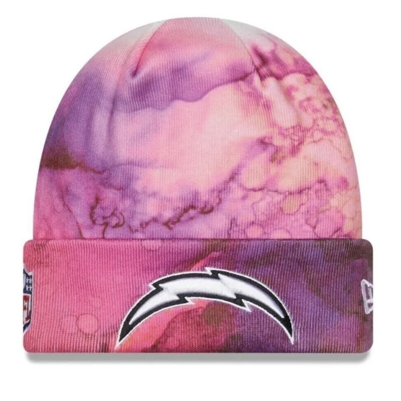 Los Angeles Chargers Men’s New Era Crucial Catch Cuffed Knit Hat