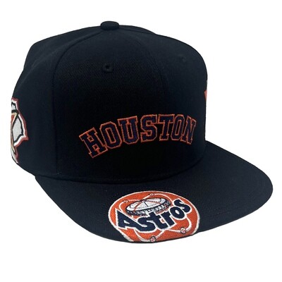 Houston Astros Men’s Navy Mitchell & Ness MLB Landed Snapback Adjustable Hat